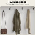 thumbnail image 6 of HOMCOM Hall Tree with Shoe Storage, Coat Rack with Shoe Bench, White, 6 of 8