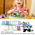 thumbnail image 3 of 36 Colours Soft Clay Set, 36 Colours Modelling Clay Set Easy To Mouldable Eco Friendly Soft Light  For Kids Presents, 3 of 8