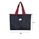 thumbnail image 3 of Bolsa de compras reutilizable, plegable, lavable, con cordón ajustable, de gran capacidad, resistente, tipo billetera para guardar las compras., 3 of 9
