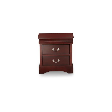LPN-03 Louis Philippe Night Stand in Walnut Finish