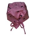 thumbnail image 2 of Gorro Médico Quirúrgico Dama Palo De Rosa Estamp Perros, 2 of 5