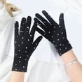 thumbnail image 2 of COMVALUE Gloves for Sleeping Women Summer Sunscreen UV Protection Thin Lightweight Overnight Glove (Black, One Size), 2 of 3