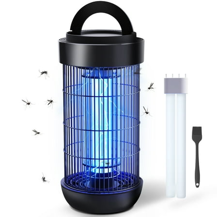 KLOUDIC Waterproof 4000V Mosquito Killer Electronic Insect Fly Trap Bug Zapper for Outdoor and Indoor Flies, Mosquitoes and Gnats