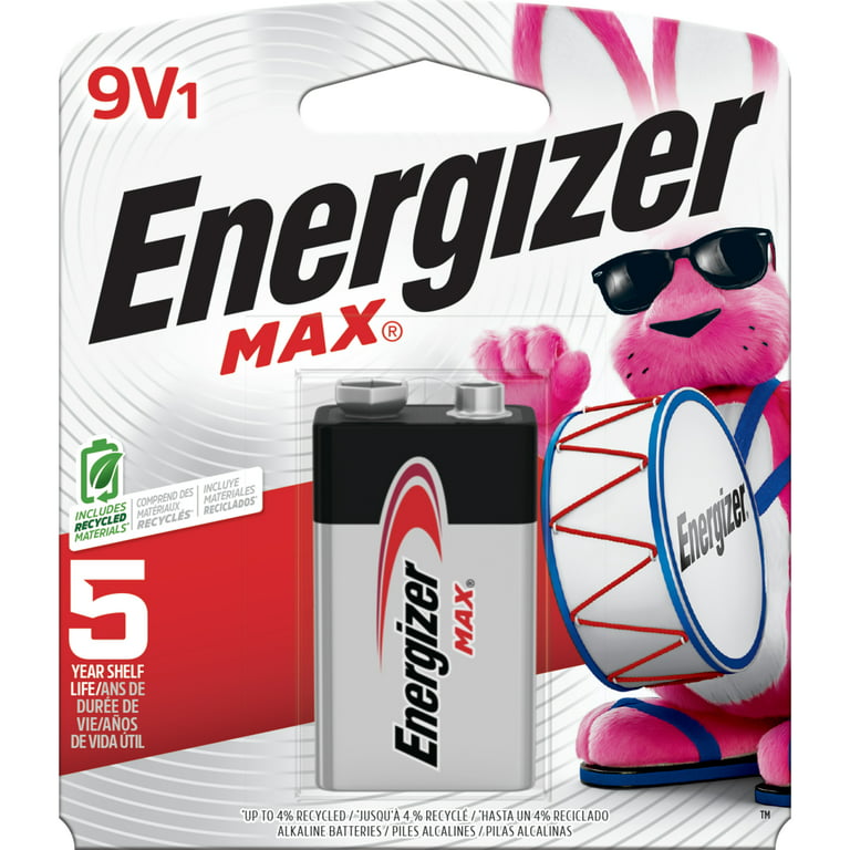Complex Amerika Rationalisatie Energizer MAX 9V Batteries (1 Pack), 9 Volt Alkaline Batteries - Walmart.com