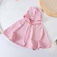 thumbnail image 2 of SROBPTY Toddler Girl Jackets Solid Long Sleeve Zip up Hooded Breathable Outerwear Coat for 1-3Y, 2 of 5