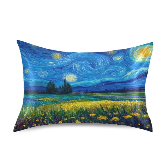 Silky Satin Standard Pillowcases For Hair And Skin Abstract Background