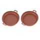 thumbnail image 2 of 2 piezas, 7,5 pulgadas, accesorios para freidoras de cocina redondos y resistentes al calor con asa, juego de cestas y revestimientos de silicona marrón para freidoras, 2 of 8