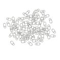 thumbnail image 4 of harayaa 100 Pieces Fishing Split Rings Fishing Supplies Fishing Tackle Fishing Snaps 9mmx15.5mm, 4 of 9