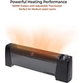 thumbnail image 7 of 1500W Convection Baseboard Heater with Built-In Thermostat, Overheat & Tip-Over Protection, Dent-Proof Ends, Plug-In Portable,  for ,  & Office, Black, 7 of 7
