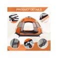 thumbnail image 4 of Automatic Quick Opening Tent Instant Pop Up 3-4 Person Automatic Tent Waterproof Sunshade Picnic Tent Outdoor Camping Hiking Tent, 4 of 11