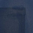 thumbnail image 5 of DWCN Navy Blue Sheer Curtains Semi Transparent Voile Rod Pocket Curtains for Bedroom and Living Room, 52 x 63 inches Long, Set of 2 Panels, 5 of 6