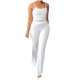 thumbnail image 1 of Mujeres Casual Verano Cuello Redondo Sin Mangas Tops Y Pantalones Largos Conjunto De Dos Piezas Traje Wmkox8yi bvn3607, 1 of 9