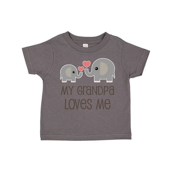 Inktastic My Grandpa Loves Me Boys or Girls Toddler T-Shirt