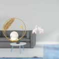 thumbnail image 2 of Estatua de bola de cristal,Estatuas de bolas de cristal para decoración del hogar,escritorio,interior,Escultura de bola de cristal,figura decorativa de hierro,Escultura de elefante,Esculturas, 2 of 8