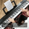 thumbnail image 2 of Best Choice Products 88-Key Full Size Digital Piano for All Player Levels w/ Semi-Weighted Keys, Stand, Pedal - White, 2 of 7