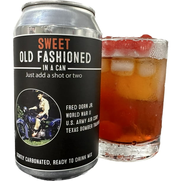 Old Fashioned in a Can Sweet a Mocktail or Cocktail Mix with Angostura Aromatic Bitters