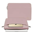 thumbnail image 2 of Mosiso Polyester Horizontal Laptop Sleeve Case Bag Cover for 13-13.3 Inch MacBook Pro, MacBook Air, Notebook Computer, Pink, 2 of 7