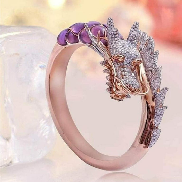 Valentines Day Gifts,Fashion Dragon Shaped Ring Finger Smoking
