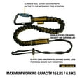 thumbnail image 2 of DFP Safety 113364 51 in. Single Leg Tool Lanyard - 15 lbs, 2 of 6