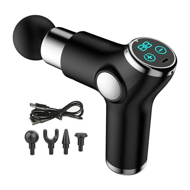 Muscle Massager Electric Fitness Vibration Massager Digital Adjustable Body Relaxing Tool