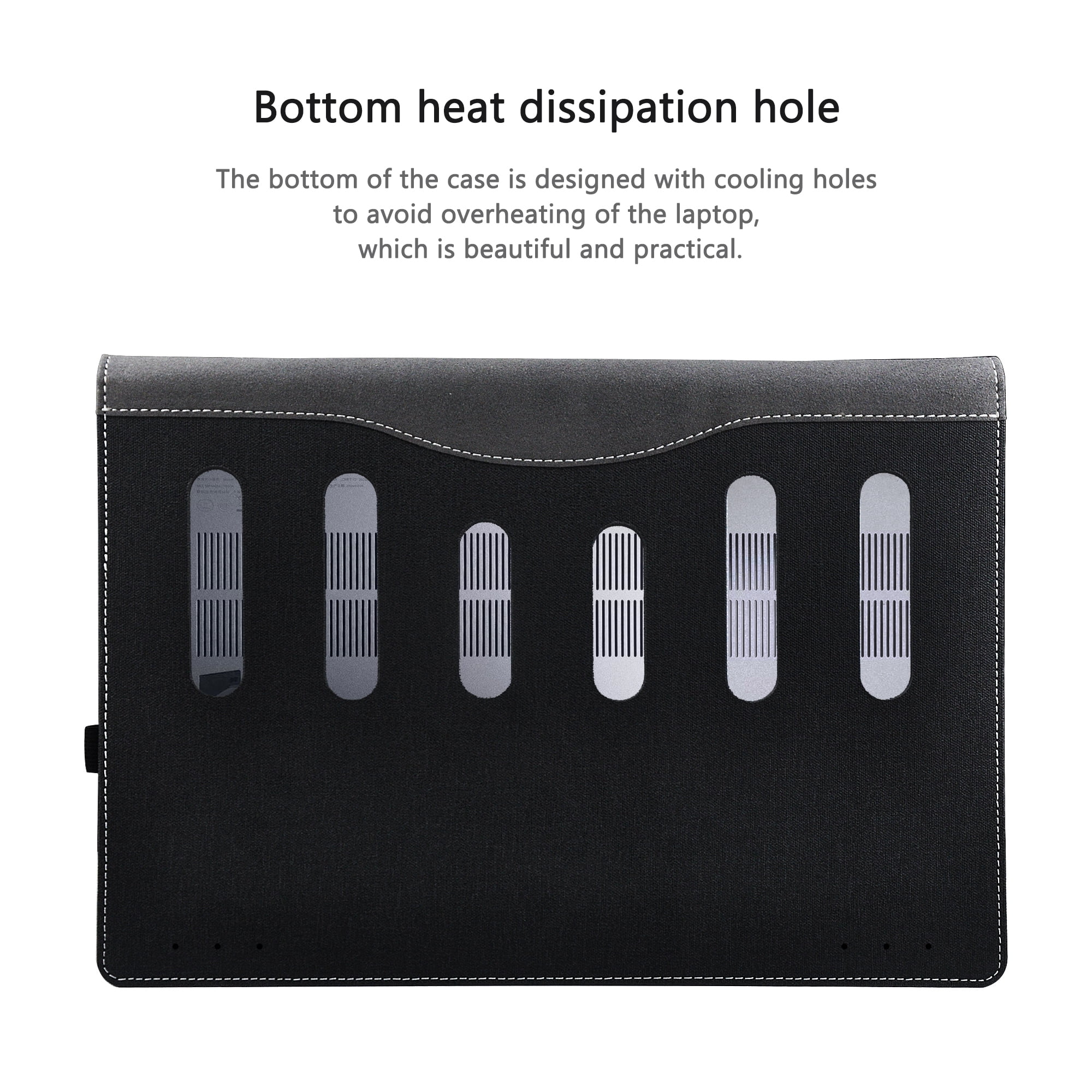 Laptop Cover Case for 15.6 inch Samsung Galaxy Book 4 /3 /2 & 15.6'' Galaxy Book 4 /3 /2 360 & for 15.6inch Galaxy Book 2/3 Pro 360,Detachable PU leather Protective Sleeve Bag Accessories