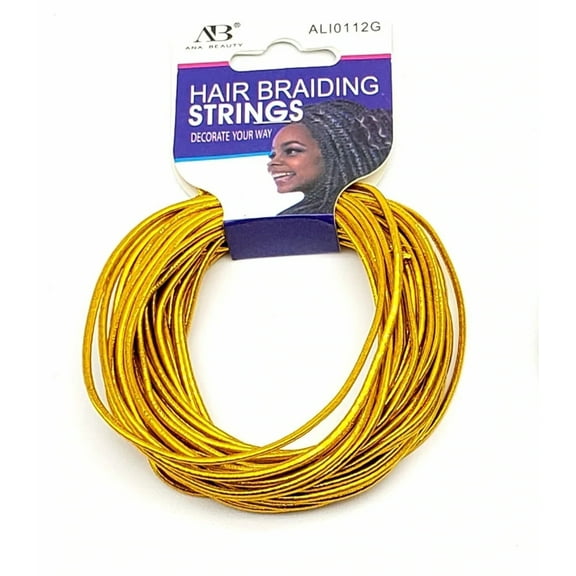 Ana Beauty Hair Braiding Strings-Gold ALI0112G