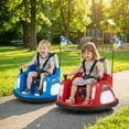 thumbnail image 4 of Costway 12V Kids Bumper Car,360° Spin & Remote.Battery-Powered,for 1.5-6 ages.Red, 4 of 10