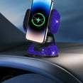 thumbnail image 6 of Big Savings! Diamond Inlaid Car Cell Phone Mount, Dual Function Suction Cup and Navigation Holder, Rotating Cell Phone Mount for Cars Deals of The Day Clearance!, 6 of 8