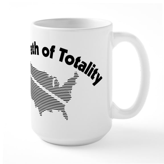 CafePress - The Path Of Totality - 15 oz Ceramic Large White Novelty Mug