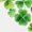 White4, variant on Watercolor Shamrock Heart Print hoodie Graphic Sweatshirt Black S-2XL Womens Lucky Casual Tops
