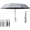 gray, variant on Creative Ring Buckle Windproof Reinforced Umbrella, Compact Automatic Travel Canopy, Portable Folding Rain Shade with Hook Handle for Commute