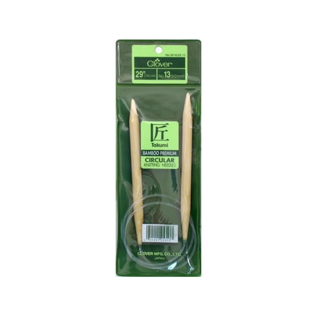 Clover Bamboo Circular Knitting Needle 29" 13