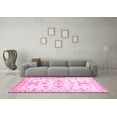 thumbnail image 3 of Ahgly Company Indoor Round Oriental Pink Traditional Area Rugs, 4' Round, 3 of 4