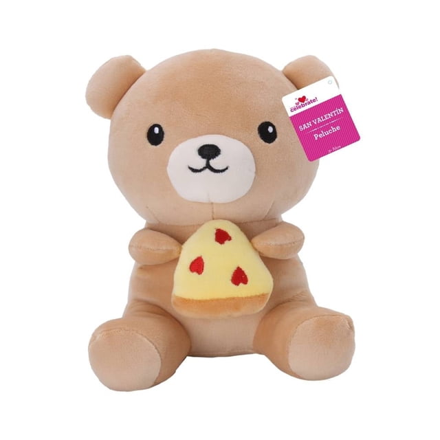 Peluche de San Valentín Way to celebrate Diseño de Oso con Corazón 20 cm Café
