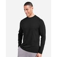 thumbnail image 2 of Men’s Carrollton Fitness Long-Sleeve T-Shirt - BLACK - L, 2 of 6