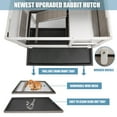thumbnail image 3 of Gowoodhut Elevated Rabbit Hutch Indoor Wooden Bunny House with Detachable Legs, 3 of 8