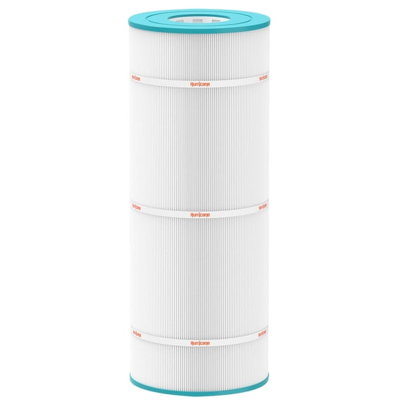 Hurricane HF8H102-01 White Pool Water Filter Cartridge Replacement, USA Made