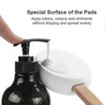 thumbnail image 3 of Lotion Applicator For Back, Device To Apply Lotion To Your Back With Long Handled, 17 Inches Back Moisturizer Applicator With 4 Replaceable Pads For W, 3 of 4