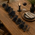 thumbnail image 7 of Halloween Decorations Black Dahlia Garland, 26 Branches Artificial Flower Vine for Gothic Home Decor, Fireplace Mantel, and Dark Floral Themed Party Decor, E, 7 of 7