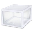 thumbnail image 1 of Sterilite 26L Stacking Drawer- White, 1 of 8