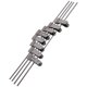 thumbnail image 1 of Hytrove 4Ud Clips Espacio En Metal Negro Para Colgar Y Faldas En, 1 of 8