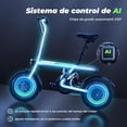 thumbnail image 4 of isinwheel U1 Bicicleta Eléctrica Adulto 750W Pico Motor, 32KM/H Plegable Ebike, 14» Adulto Mini Bicicletas Eléctricas con Smart Uphill, 40KM Largo Alcance, 4 of 6