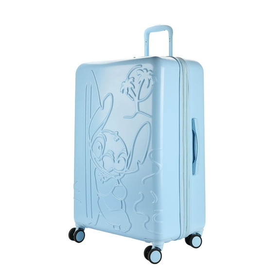 Disney Lilo & Stitch Face Blue Adult 24" Rolling Luggage