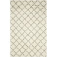 thumbnail image 2 of SAFAVIEH Kenya Alaia Geometric Diamonds Wool Area Rug, Ivory/Grey, 6' x 9', 2 of 4