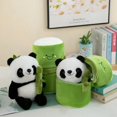 thumbnail image 2 of Panda de tubo de bambú de 25cm para niños, regalo de bambú, bonito tesoro nacional, Panda gigante, muñeco Fubao Huahua, regalo, decoración de sofá, 2 of 4