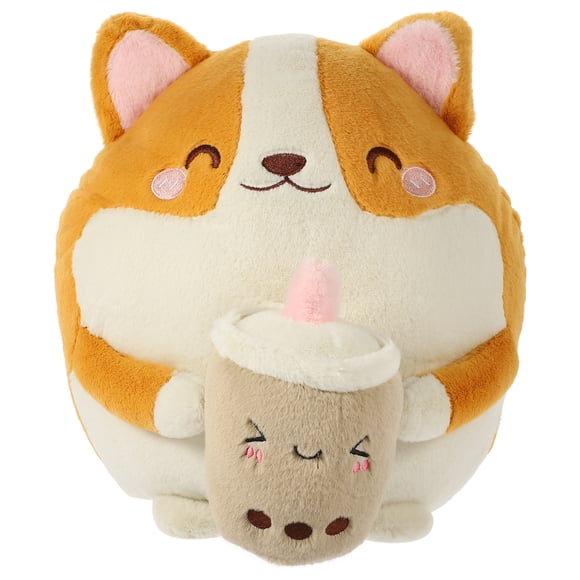 1Piece Plush Dog Stuffed Animal Toy for Children Room Decoration Brown
