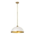 thumbnail image 3 of 1004P20-MW-RB-Z-Lite-Landry - 1 Light Pendant In Transitional Style-10 Inches Tall and 20 Inches Wide, 3 of 7