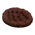 thumbnail image 3 of Silla de hamaca cojín silla de jardín tapete liviano lavable al aire libre cojín de asiento al aire libre color de café, 3 of 8