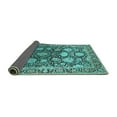 thumbnail image 2 of Ahgly Company Indoor Rectangle Oriental Turquoise Blue Industrial Area Rugs, 5' x 7', 2 of 4