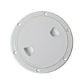 thumbnail image 1 of koolsoo Marine Boat RV White 6" Plastic Access Cover Lid Screw Out Deck Plate 6寸, 1 of 6